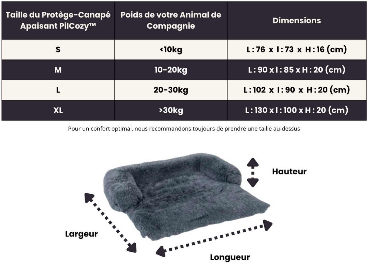 Calming furniture protector