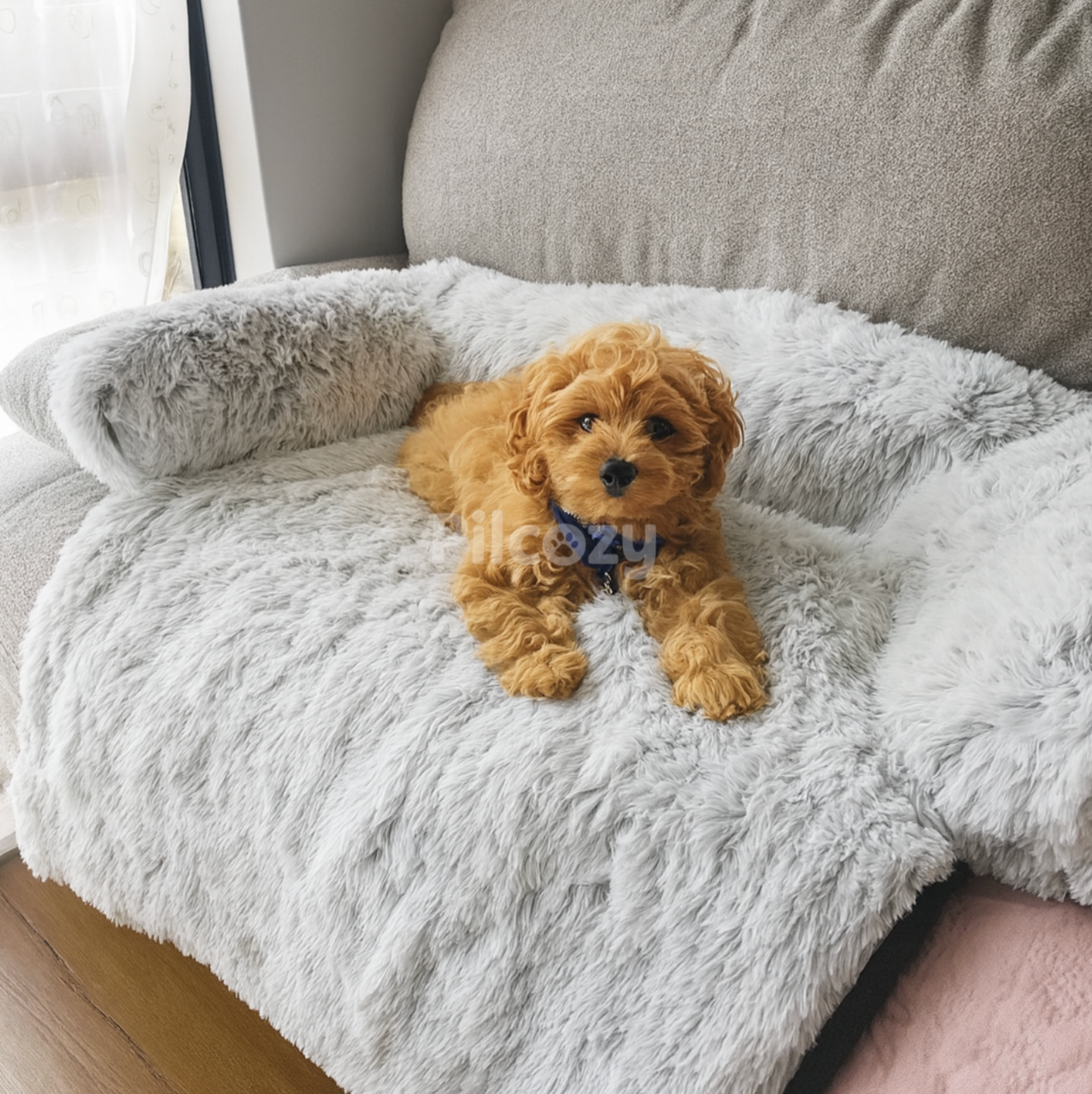 Calming furniture protector