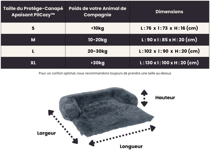 Calming furniture protector