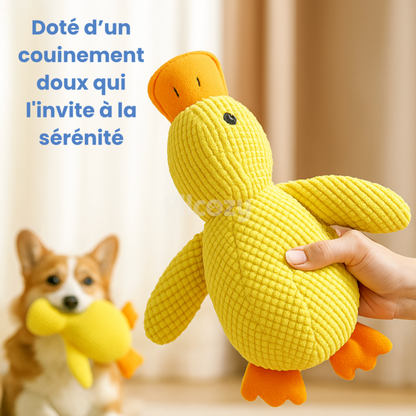Calming duck dog toy
